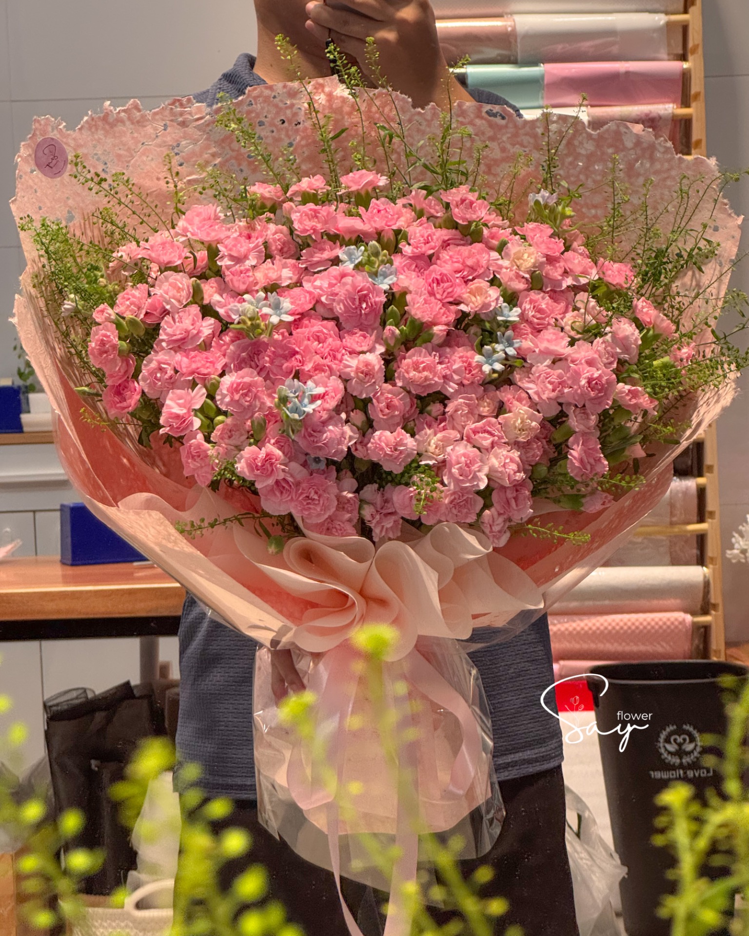 Cẩm chướng chùm hồng
