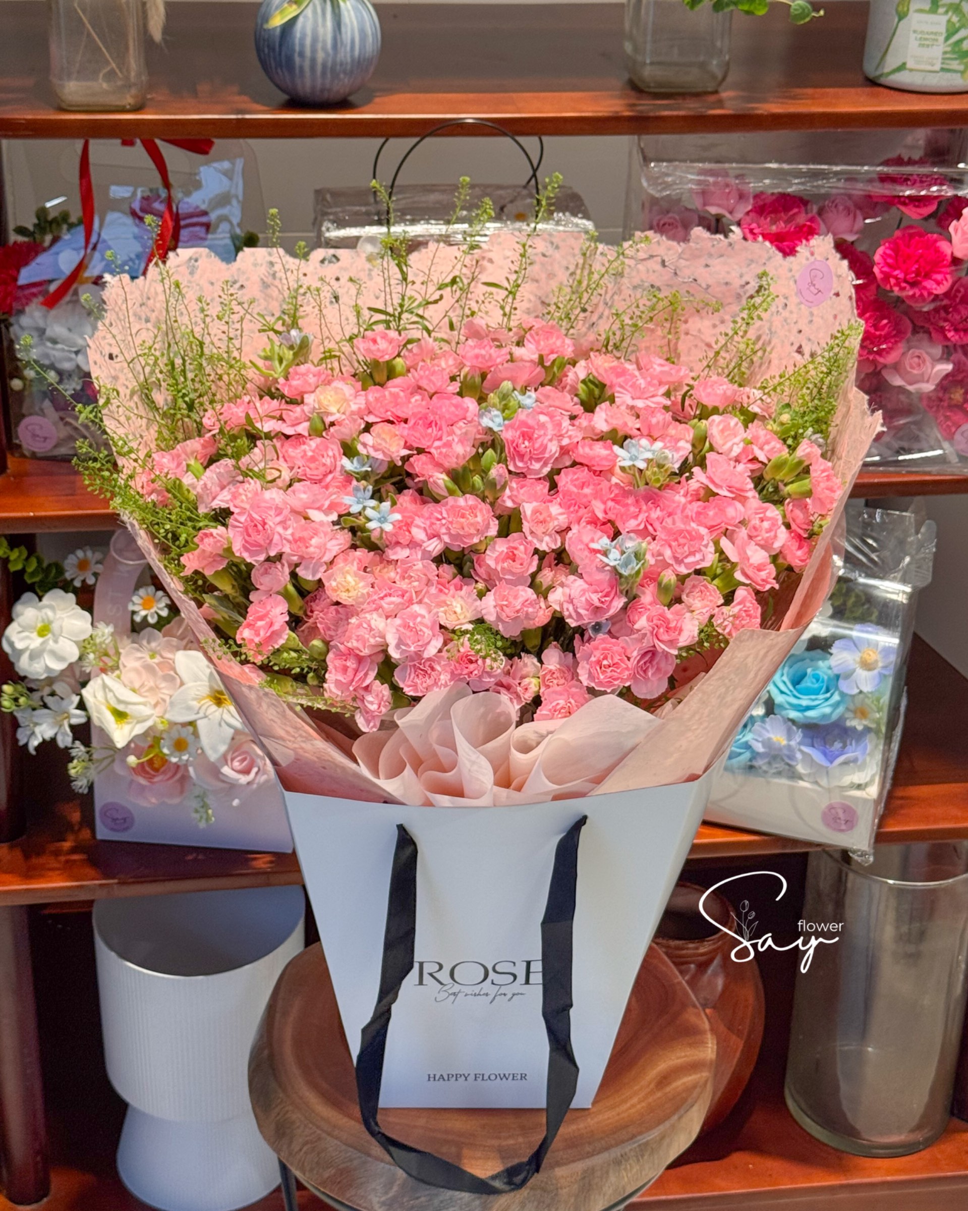 Cẩm chướng chùm hồng 2